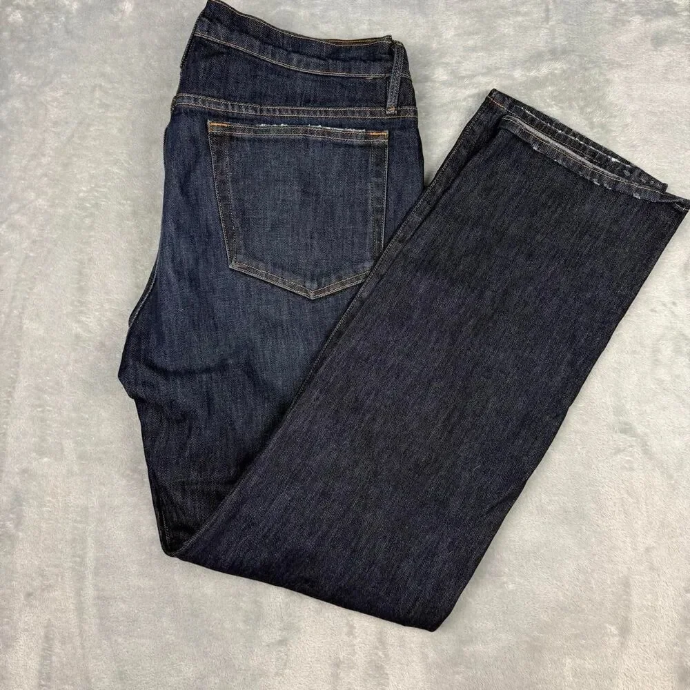 Frame Men's Navy and Blue Jeans